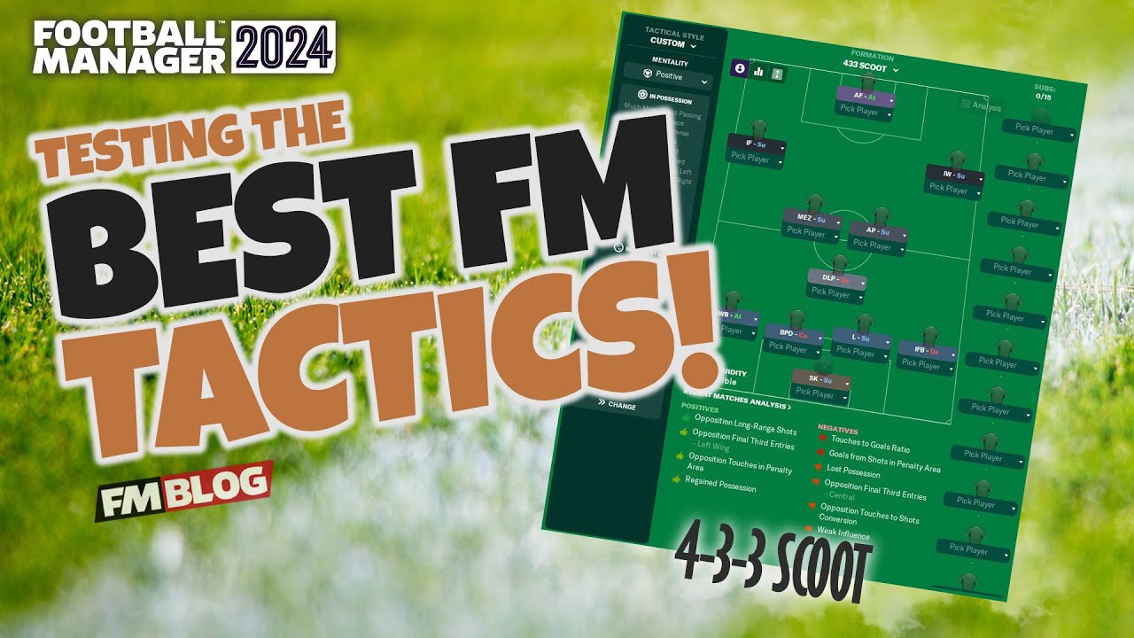 FM24 Tactics 433 scoot The Best Tactics of Football Manager 2024 YouTube