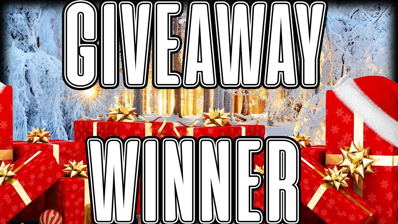 GIVEAWAY WINNERS MERRY CHRISTMAS YouTube