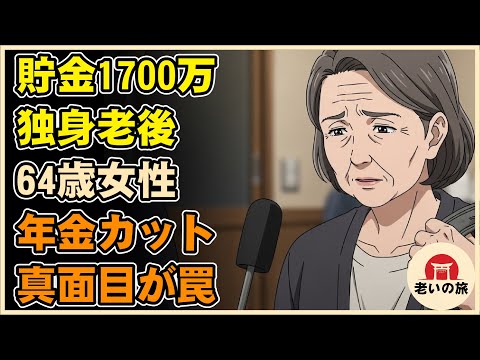 【漫画】貯金額1700万円で独身老後に挑んだ女性の悲惨な現実…真面目に働くほど損をする？64歳女性が陥った「年金カット」の罠…【シニアライフ】【60代以上の方へ】