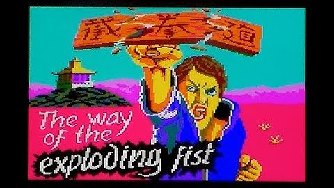 The Way Of The Exploding Fist On Amstrad CPC