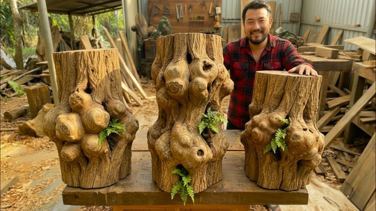 A Crazy Idea With These Bizarre Logs… And The Ending Left Everyone Stunned