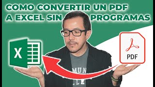 Como #CONVERTIR un archivo #PDF en #HOJA DE #CALCULO DE #EXCEL, directo sin programas ni páginas web screenshot 5