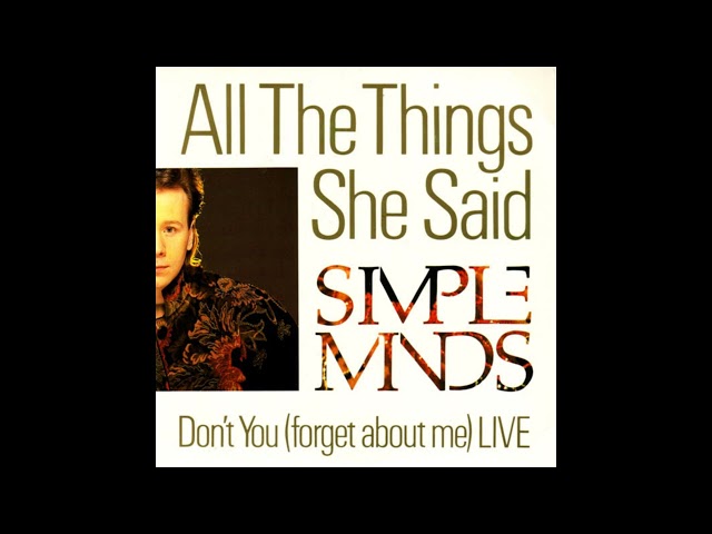 Simple Minds - All the Things She Said (1985 LP Version) HQ class=