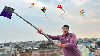 Caught Kite On Roof |Kite Catching | Kites Vlog |