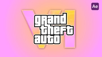 GTA 6 Trailer Title Animation - After Effects (മലയാളം)