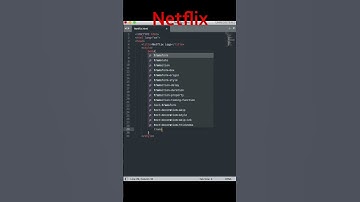 How to make Netflix logo || HTML & CSS                             #html #coding #netflix
