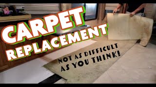 Carpet Replacement In An RV I Not Recommend Hard Surface Flooring Material On Slide Out