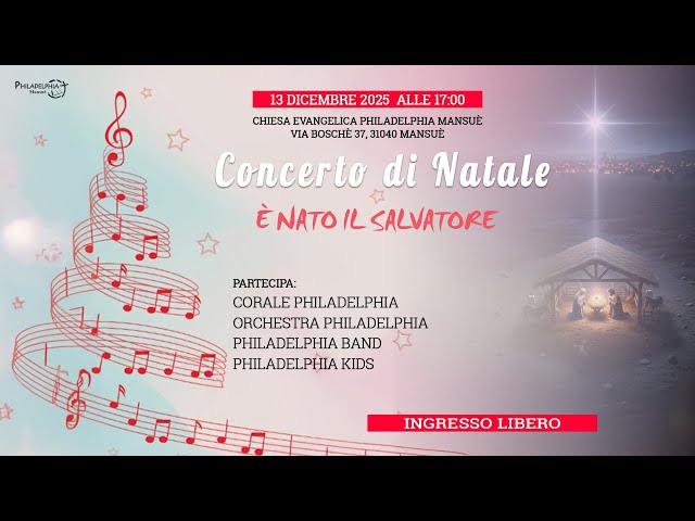 È nato il Salvatore! 13/12/2025 // Concerto di Natale