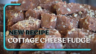 Cottage Cheese Chocolate Fudge #healthylifestyle #delicious #chocolate #cottagecheese #fudge