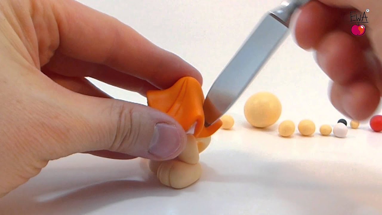 ♡ MOUSE in love ♡  MYSZKA z modeliny - polymer clay tutorial