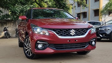 2022 Maruti Suzuki Baleno Opulent Red Colour Interior and Exterior Walkaround in 4K | TeamAutoTrend