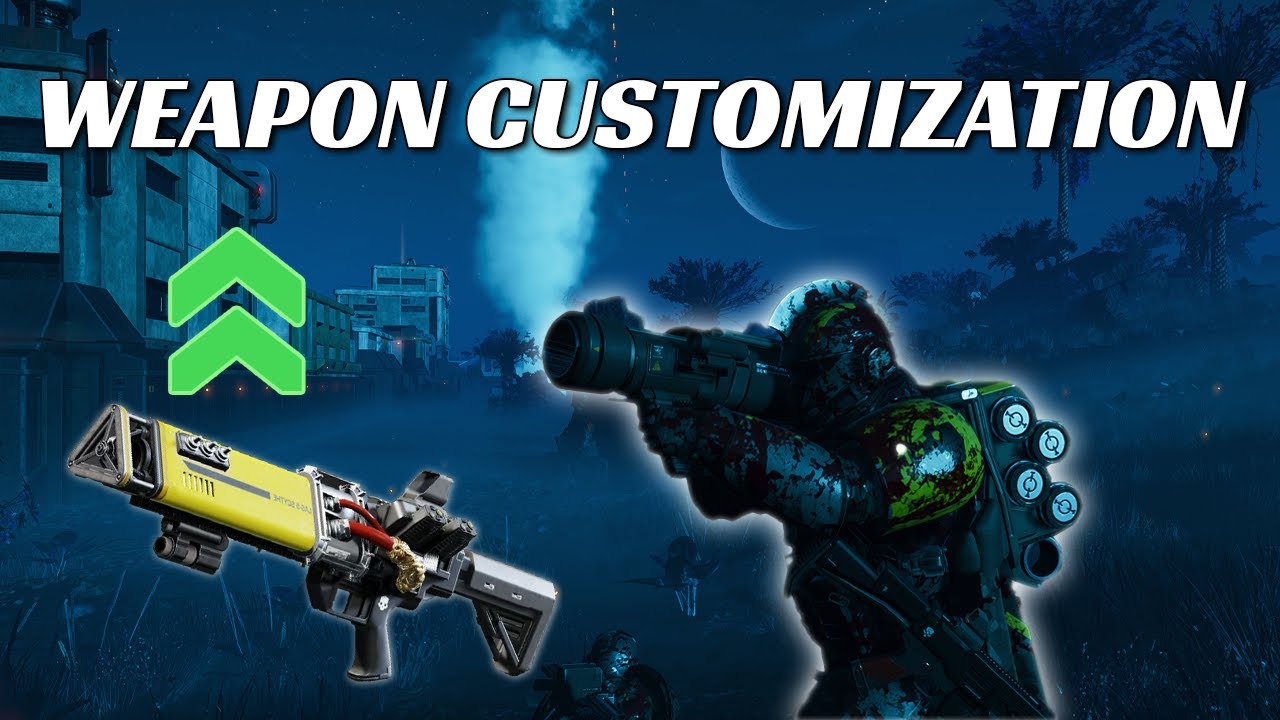 WEAPON CUSTOMIZATION SYSTEM - Helldivers 2 - YouTube