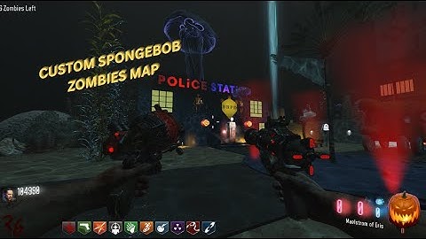 Blacks Ops 3 Zombies: Spongebob Rock Bottom & Spongebob Halloween Custom Zombies Map