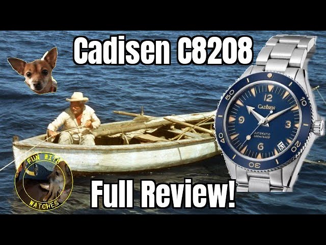 Cadisen C8208 Dive Style Watch Review - YouTube
