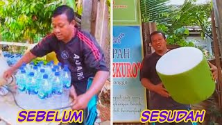 Cara Membuat Kursi Sofa Bulat Dari Botol Plastik Bekas