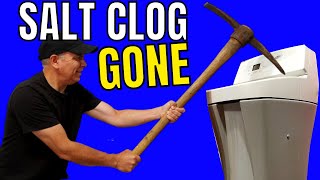 How to Clear a Salt Clog in a Water Softener or a Salt Bridge