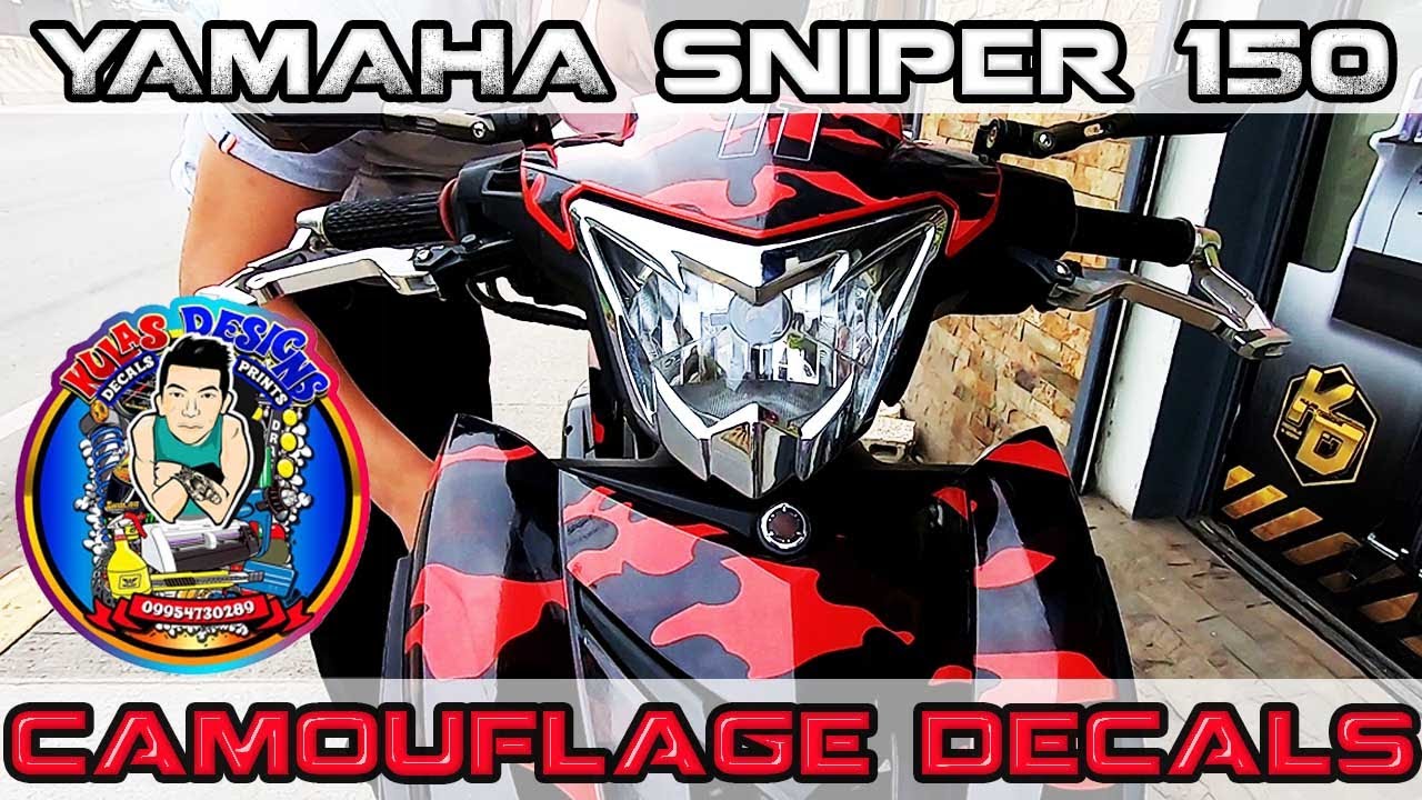 Yamaha Sniper 150 Camouflage Decals By Kulas Design Youtube