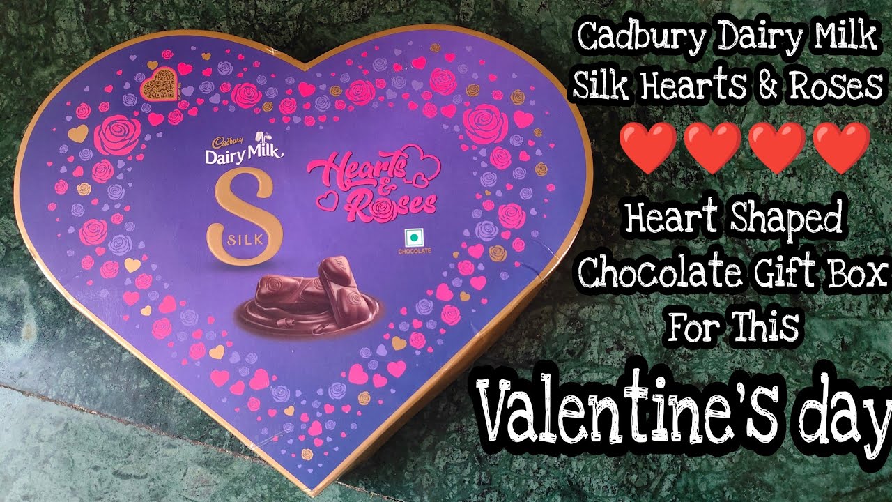 Cadbury Dairy Milk Silk Heart And Roses for someone special this