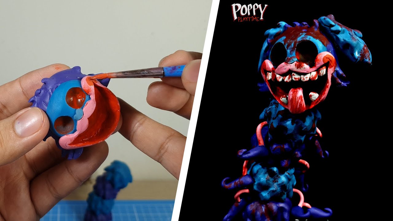 Sculpting PJ Pug-a-Pillar Poppy Playtime Chapter 2, - Clay Sculpture, How  to Video, DIY, Boss Fight 