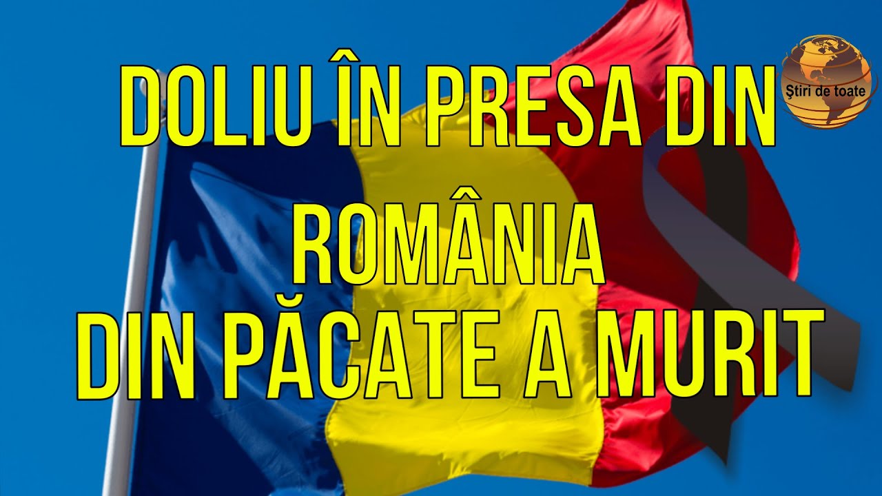 Doliu în presa din România #shorts #Știri #România #youtube