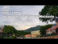 Driving around the University of Science Malaysia (USM) | Beautiful Landscape | マレーシアサインズ大学