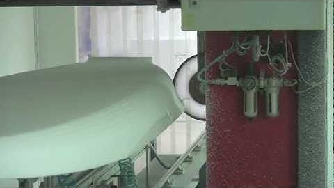 Blue Planet SUP Board construction process: computer shaping, veneer & carbon (2012)