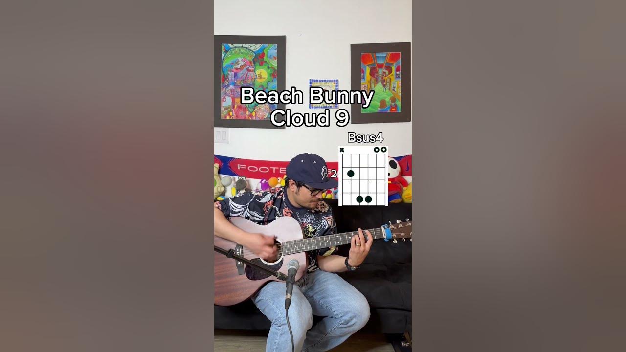 Beach Bunny - cloud 9 guitar tutorial