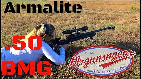 Armalite AR-50 .50 BMG Bolt Action Rifle Review (HD)