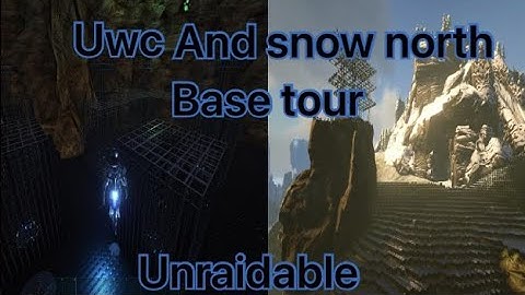 Unraidable Snow North And Uwc Base Tour | Ark Unofficial PvP (Ethereal Ark)