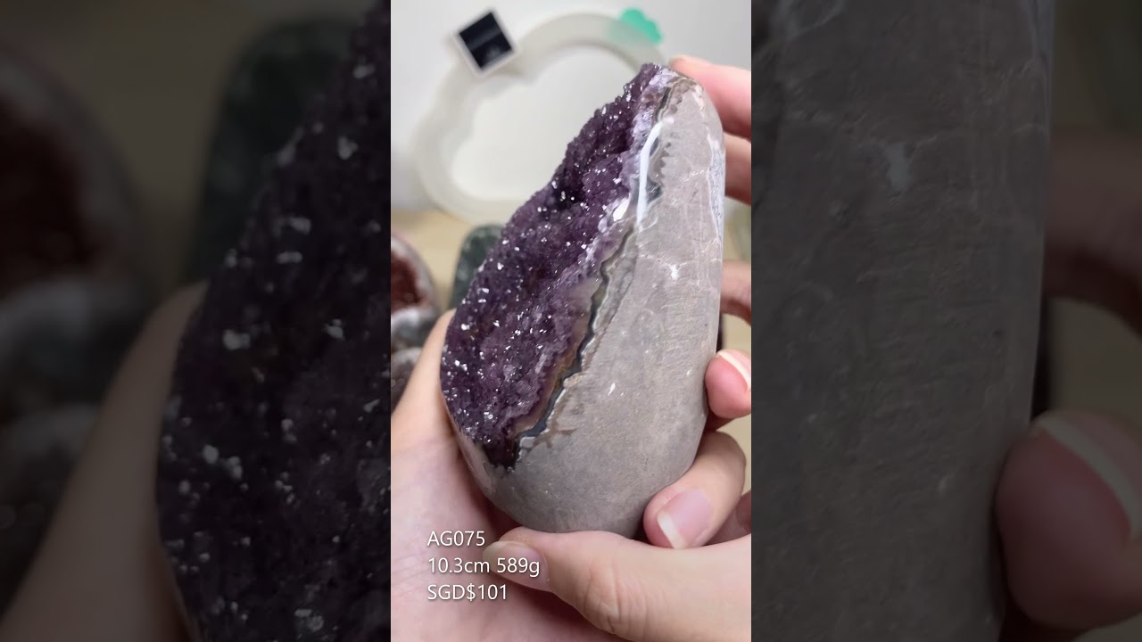 Uruguay Amethyst Cut Base AG075