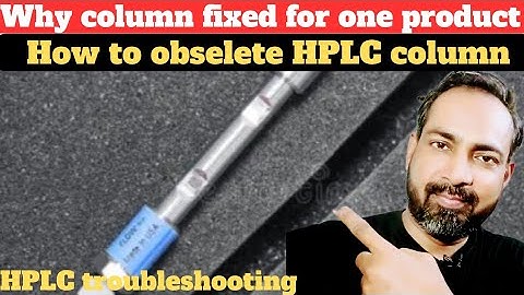 hplc column | how to use HPLC column | column | Hindi