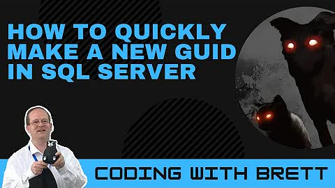 Quickly Make a GUID in SQL Server