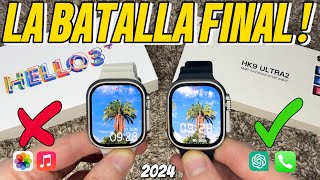 Hello Watch 3 Plus Vs HK9 Ultra 2 | El Rey Definitivo !!!  Comparacion 2024