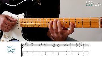 Useful Lydian / Maj#11 Voicings - TheGuitarLab.net -