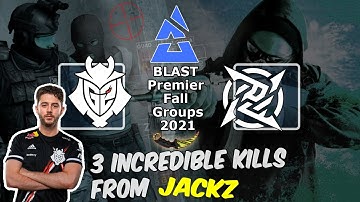 3 Incredible kills from JaCkz from boost, G2 vs NIP, BLAST Premier Fall Groups 2021