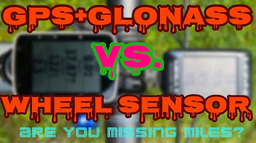 Garmin GPS vs Wheel Sensor! How much distance are you missing?