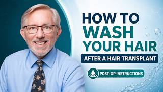 How to Wash Your Hair After a Hair Transplant