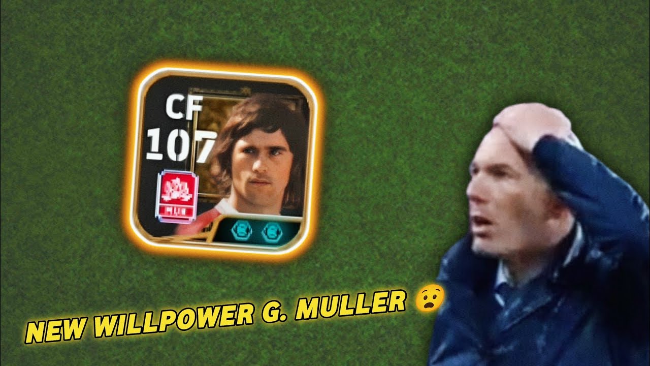 Новый игрок с феноменальной силой воли, Герд Мюллер | Рейтинг 107 | eFootball 26