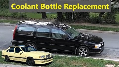 How to replace the coolant reservoir without draining coolant, Volvo 850, S70, V70, V70R, etc - VOTD