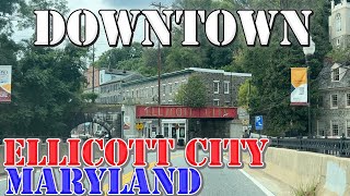 Ellicott City  Maryland  4K Downtown Drive