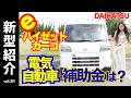 【新型紹介シリーズ】ダイハツ eハイゼットカーゴ！EV軽商用車の外装・内装をじっくり紹介｜あるはずのアレが無い！荷室は使いやすいのか？満タン積載で走りはどうなる？もと取れるのか？｜補助金・助成金