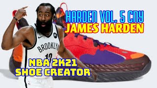 Nba Shoe Creator Harden Vol 5 Cny James Harden Adidas Nba 2K21