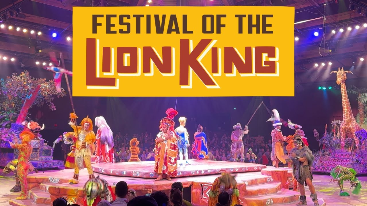 Festival of the Lion King Full Show 2025 | Disney's Animal Kingdom POV in 4K