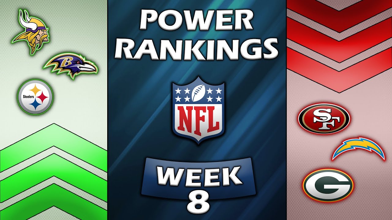Week 8 NFL Power Rankings! - YouTube