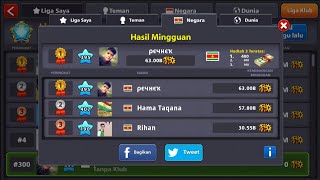First place in suriname country - 8 ball pool by Miniclip😘😘😍 screenshot 3