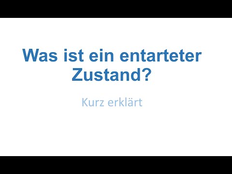 Video: Unterschied Zwischen Versehentlicher Entartung Und Normaler Entartung