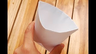 how to make cup of paper?كيف تصنع كوب من الورق؟