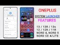 Install Oneplus OxygenOS 16 System Launcher for Oneplus 12/12R,13/13R,11/11R,Nord 3/4/5 CE Lite