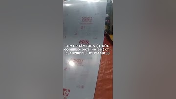 CTY CP TẤM LỢP VIỆT-ĐỨC & CTY-TNHH-TMPT-DV THANH HUYỀN:  CHUYÊN SX TẤM LỢP POLYCARBONATE & COMPOSITE