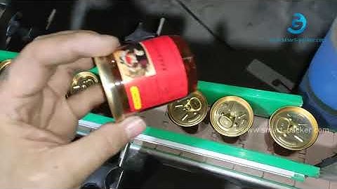 Automatic PET sauce bottle jar rolling labeling machine testing video